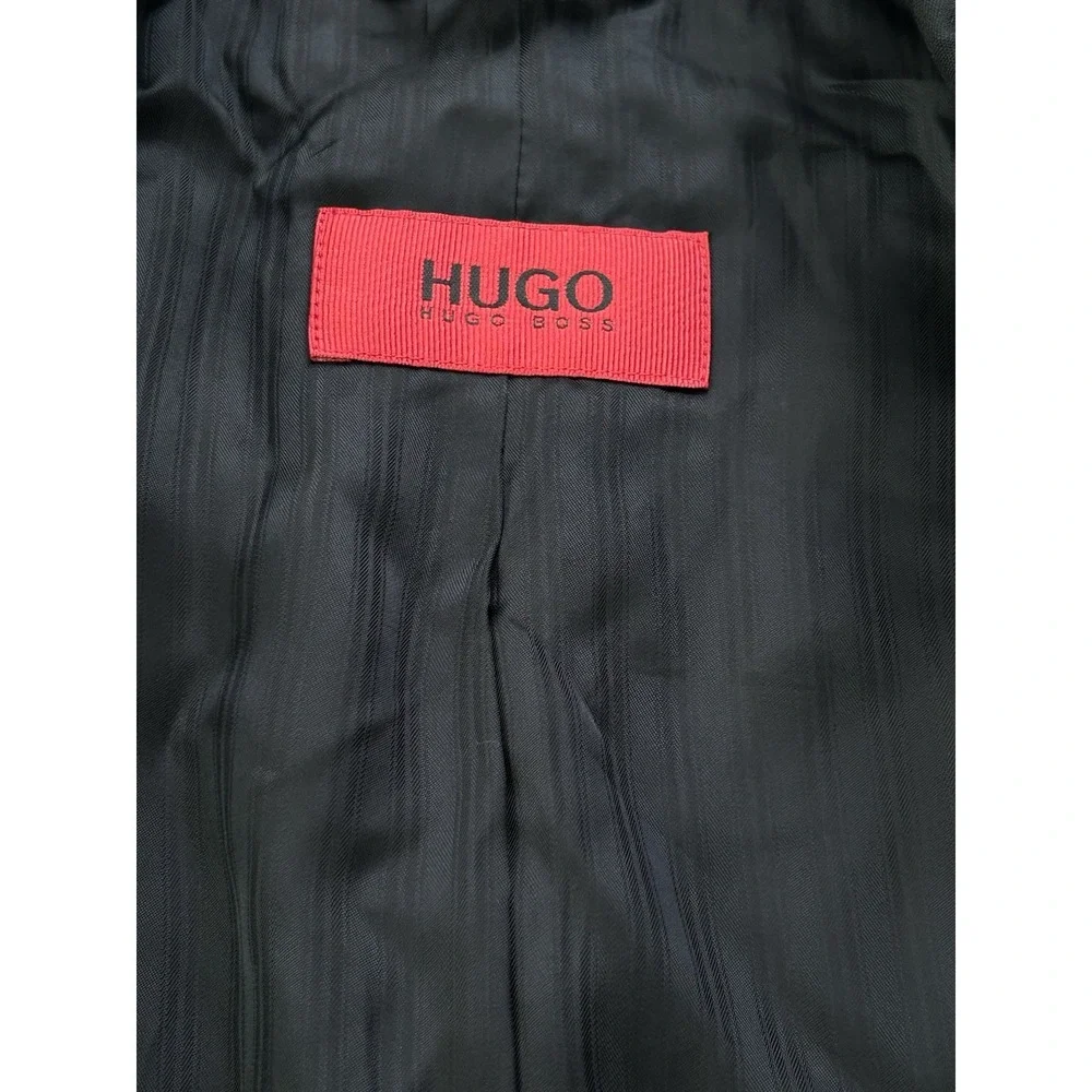 HUGO Hugo Boss Red Label ADOS HAGO Men's Black Wool 2 Piece Suit EU 46
